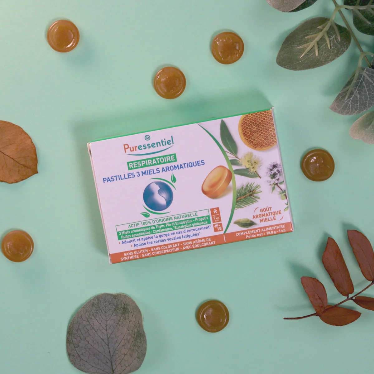 Pastilles Respiratoire aux 3 miels aromatiques - Image 2