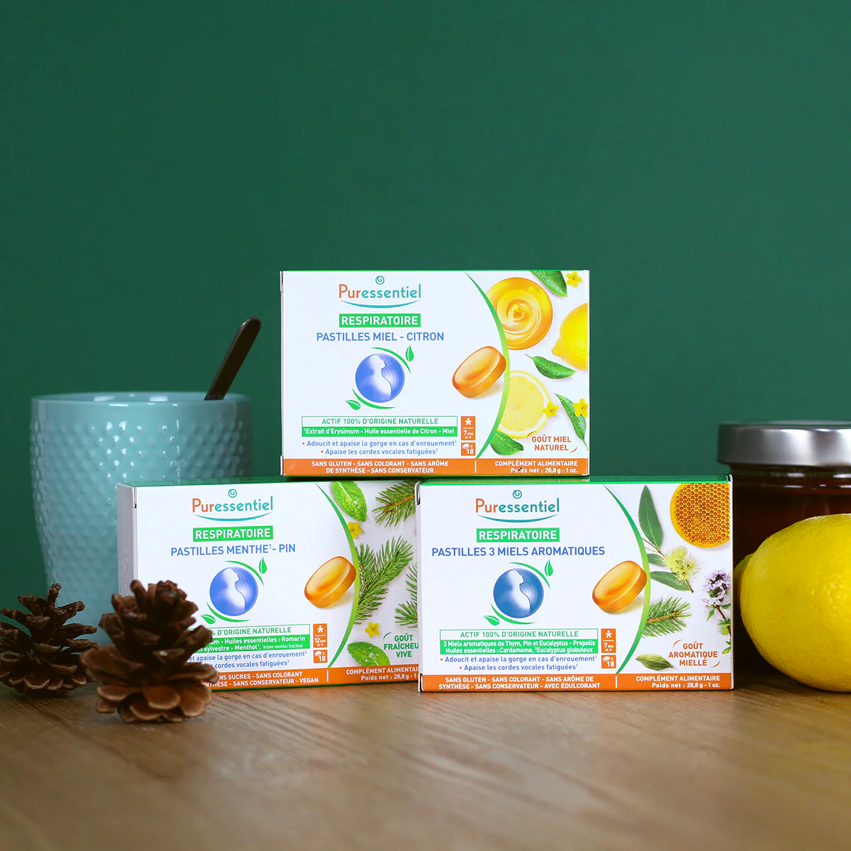 Pastilles Respiratoire aux 3 miels aromatiques - Image 3