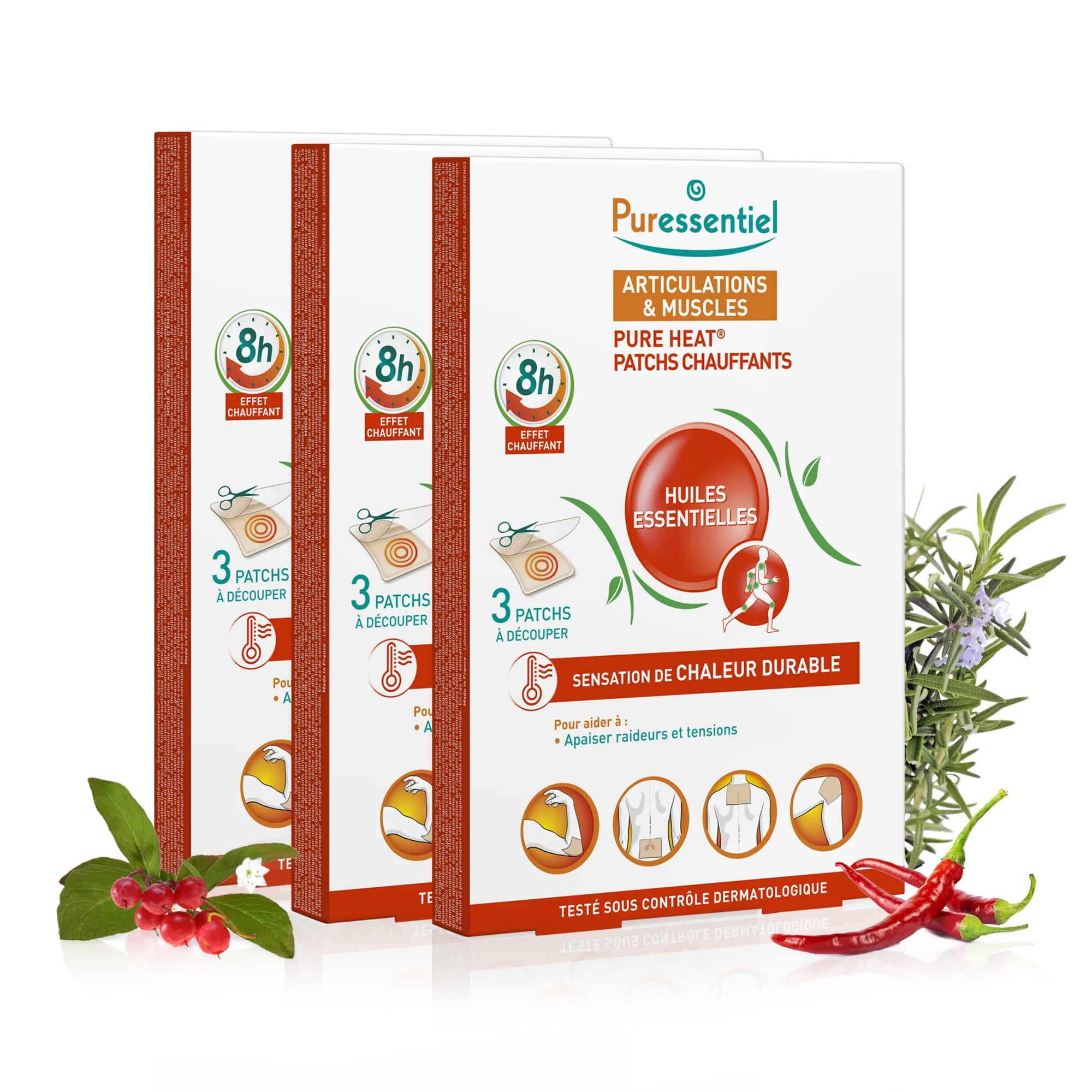 Trio Patchs chauffants Pure Heat®